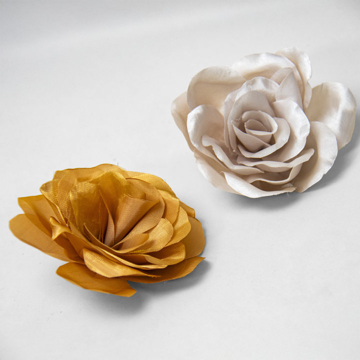 Prendedores de tela flor