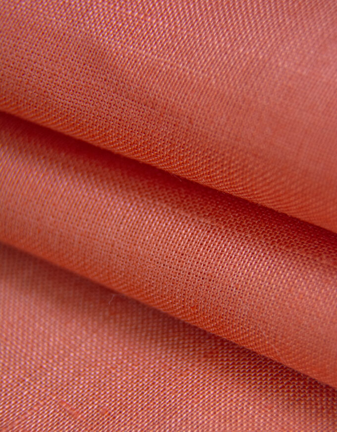 Tela Línea Casual - Lino Oma - Naranja Claro - Textiles y Moda