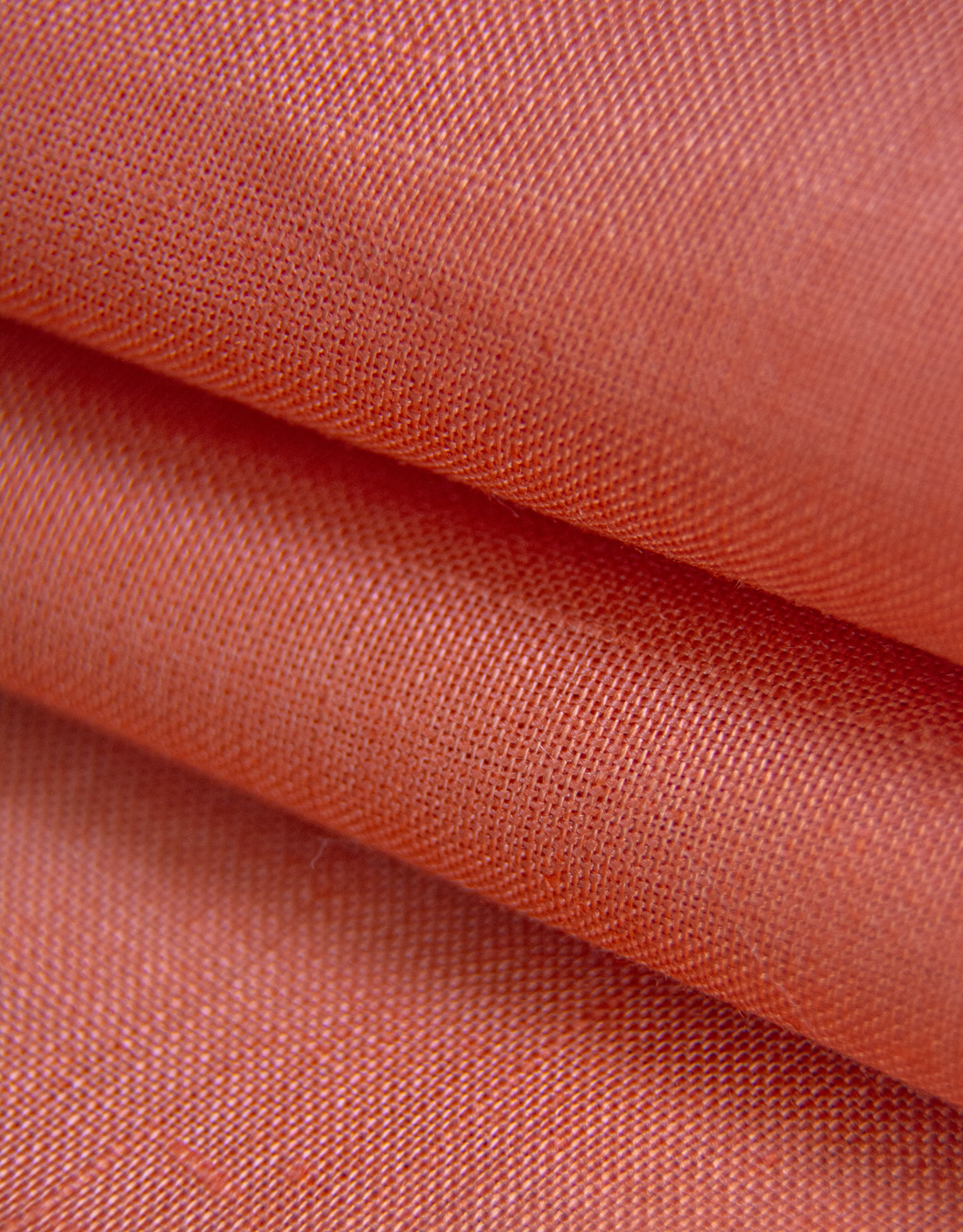Generic Tela de lino para ropa, naranja y rojo 